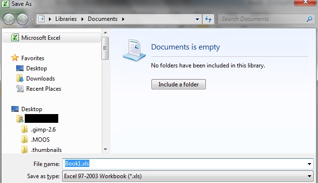 Changing Excel 2010 default save folder location-excel2010_save2.jpg