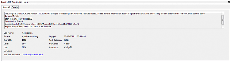 Outlook Hung, now it doesn't show messages-eventvwr.png