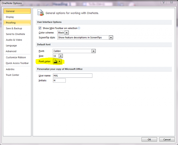 [OneNote] Black Background - Windows 7 Help Forums