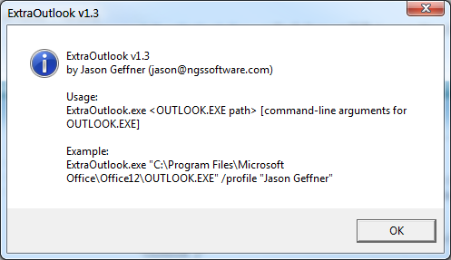 2 instances of outlook 2010 at the same time-extraoutlook.png