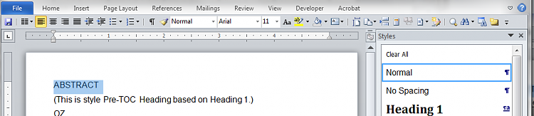 Adding a Plain Text to TOC in Word2010-0-b.png
