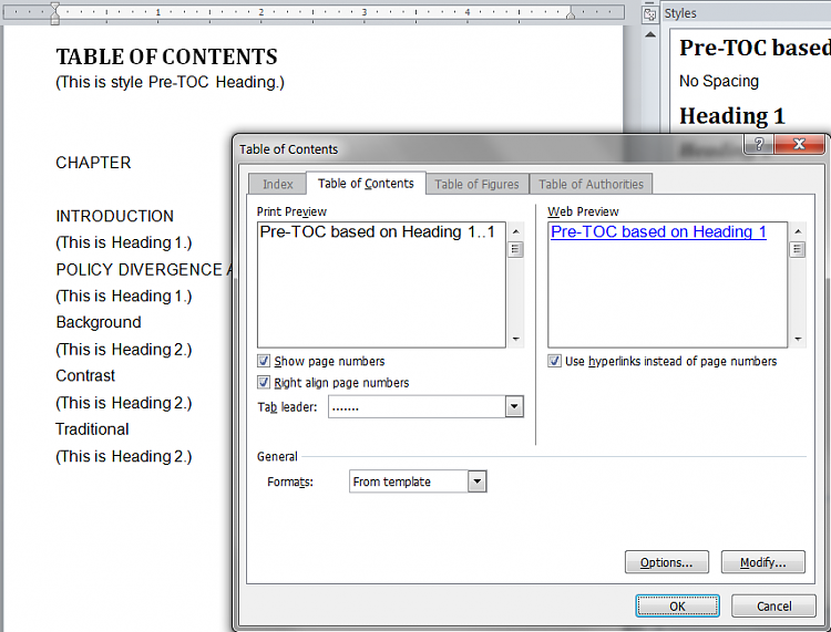 Adding a Plain Text to TOC in Word2010-13.png