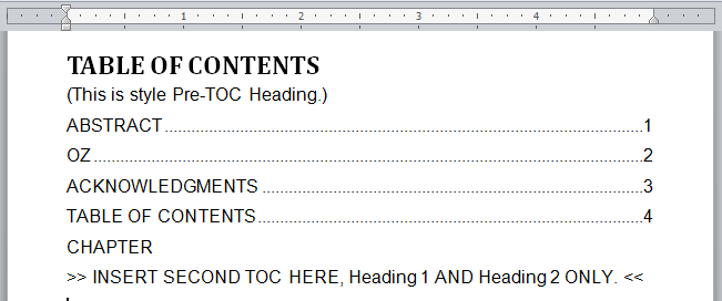 Adding a Plain Text to TOC in Word2010-30.png