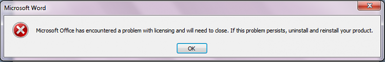 Microsoft office Starter 2010 licensing problem-error.png