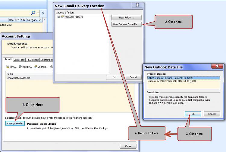 Outlook 2007 - Can not change .Pst location nor add a new one-outlook-2007-screen-shot.jpg