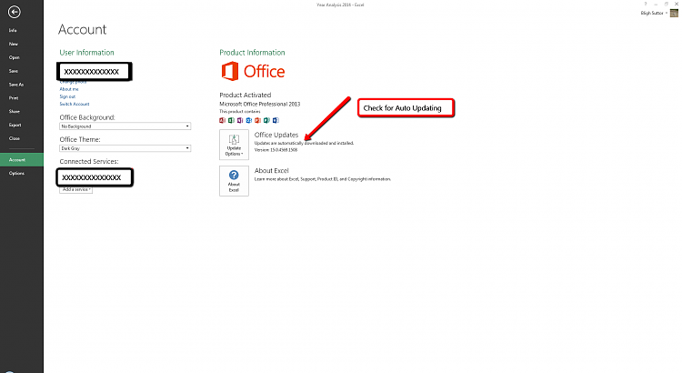 Has my Office 2013 updated to SP1?. How to check. Windows 10 Forums