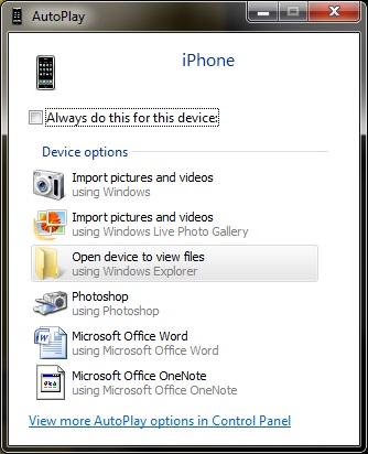 Issue with OneNote icon (AutoPlay) ..-autoplay-issue.jpg