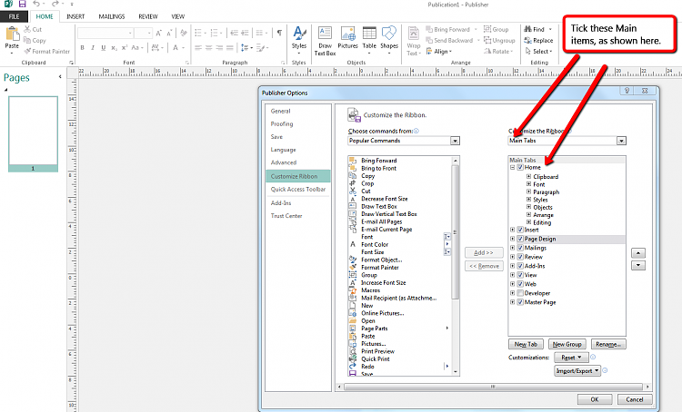 I'd like to get back my menu bar in Publisher 2013-publisher_option_settings..png