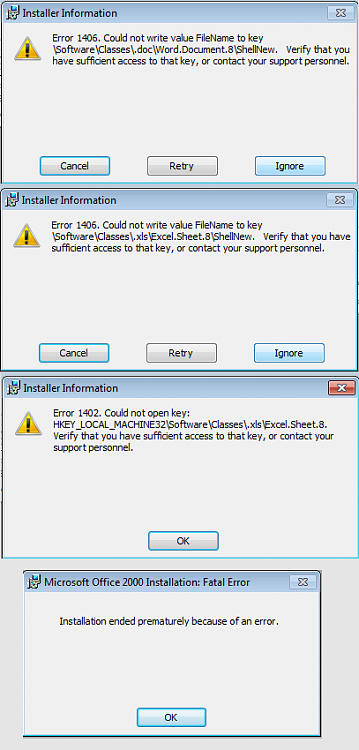 Can't install Office 2000; seven errors then fatal error message-errors2.png