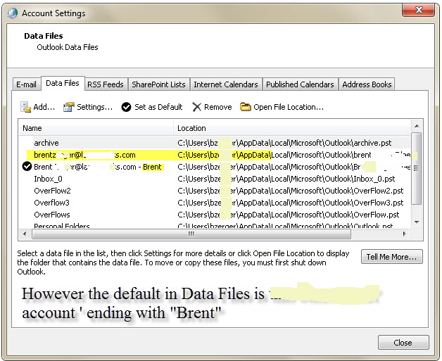 Outlook 2010 Default Account-bren003.jpg