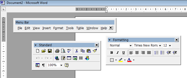 Word 2000 Menu Bar-word-2000-detached-toolbars.png