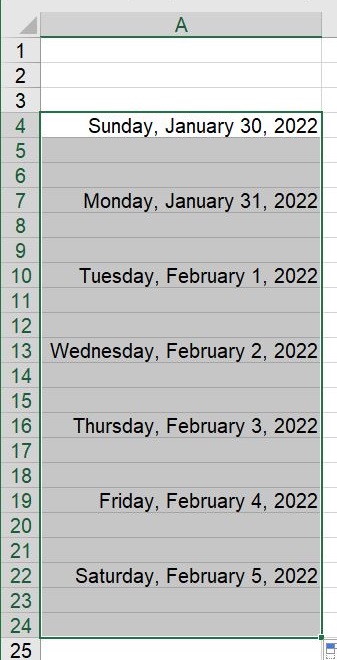 Can Excel insert blank lines between Dates in a Series.-excel2.jpg