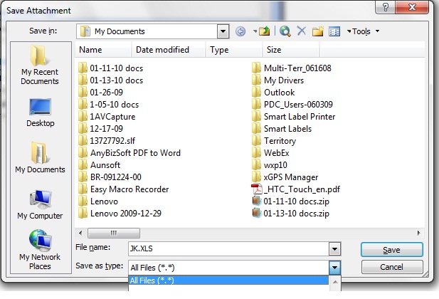 Microsoft Office 2003 &quot;Save as&quot; dialogue box issue-xls.jpg