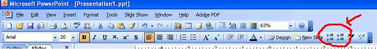 where are &quot;incr/decr paragraph spacing&quot; in PPT 2007?-ppoint-2003-winxp-toolbar-customization.jpg