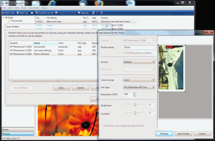 scanner and camera wizard windows 10 download free