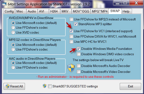Trying to play Blu-ray discs &amp; cant get it to work. Tried VLC, no dice-sharkswap1.jpg