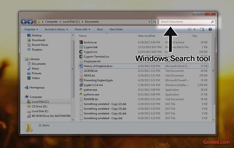how to sort music by encoding type-windows-7-search-feature.jpg