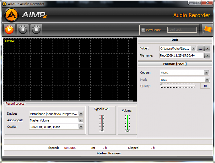 Cool free audio recorder-aimp2-audio-recorder.png