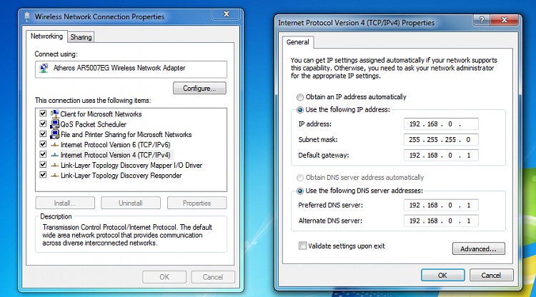 unindentified network - no default gateway-static.png