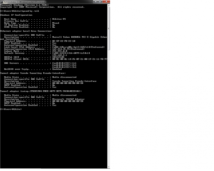 ICS - &quot;Local Area Connection&quot; doesn't have a valid IP configuration-desktop-ipconfig.png