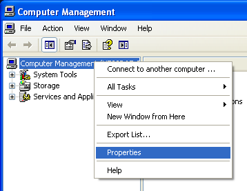 Computer Management - Missing the Properties Menu-compmgmtxp.png