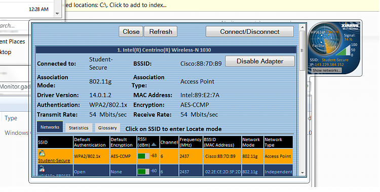 Dropping Internet Every Few Minutes- Default Gateway Not available-wifitest.png