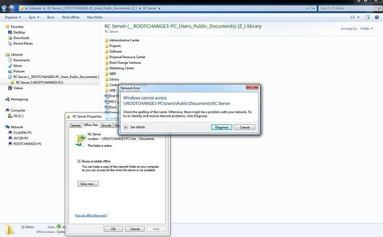trouble mapping network drive windows 10