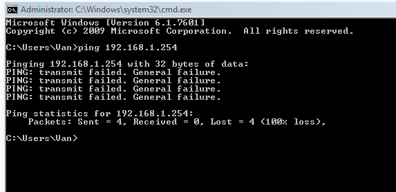 Netgear N300 Wireless Adapter Default Gateway is not Available-ping.png