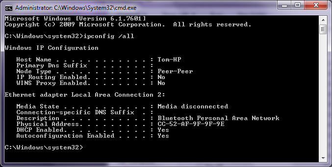 Local internet only, no adapters showing in ipconfig-ipconfigall.png