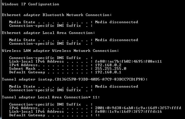 Connection Problems over Wi-fi &quot;Unidentified Network&quot;, slow speeds-ipconfig.jpg