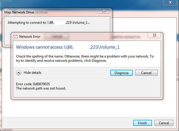 Cannot Map Network Drive to NAS-map-error.png