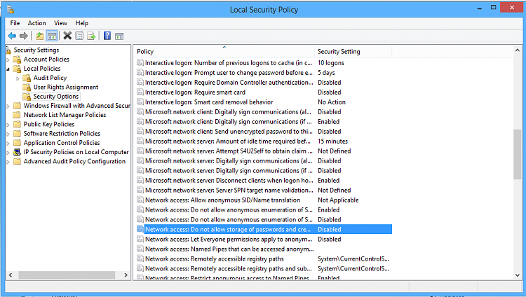 Need help on network sharing-local-security-policy-do-not-store-credentials.png