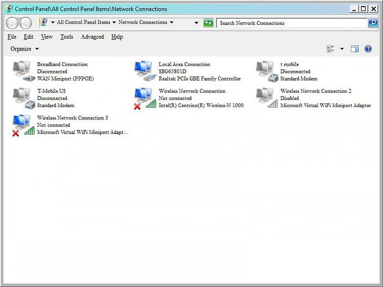 How to enable local area connection 2 adapter adapter view