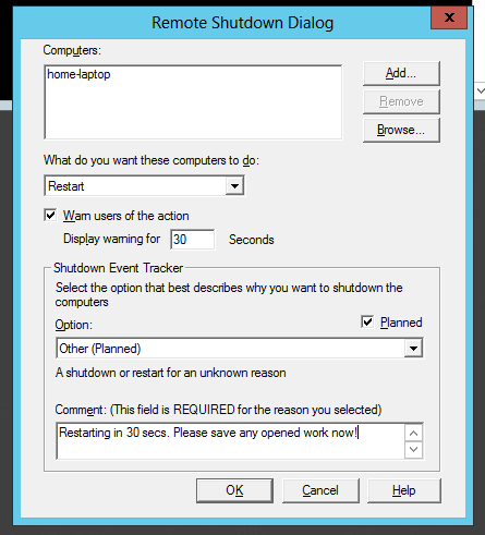 Startup &amp; Shutdown; Different Systems By Network-remoteshutdown.png