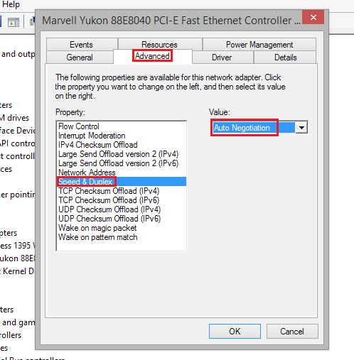 Internet via ethernal cable not working only wireless.-speed-duplex.png