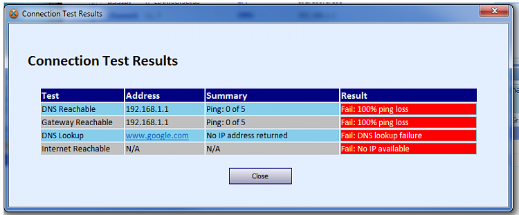 I need help with a DNS server not responding error-connection-test-results.png