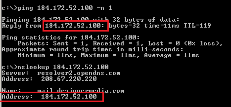 Nslookup and ping resolves to different ip-ns-ping.png