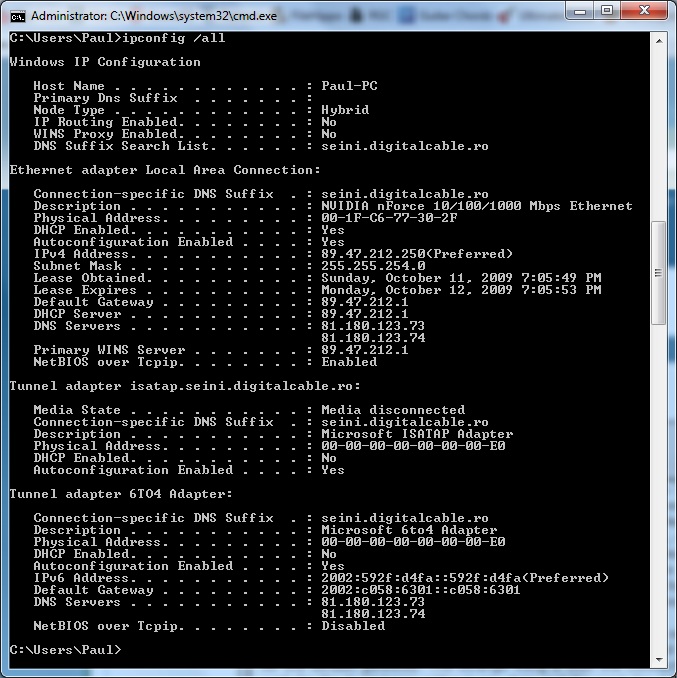 NVIDIA nForce Network Adapter problems-ipconfig.jpg