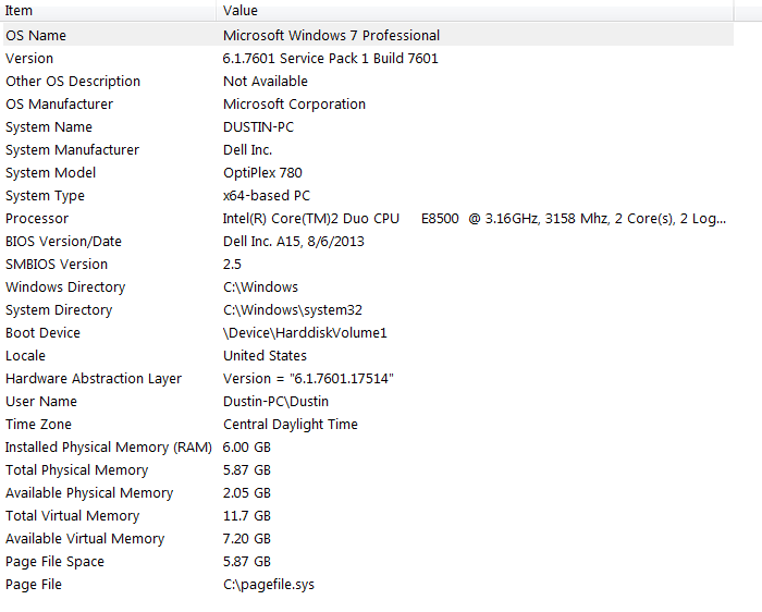 Internet Connectivity Issues (Default Gateway Missing)-systeminfo.png