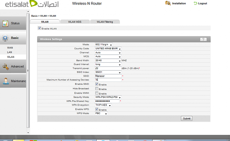 How do I create a Wired Home Network ?-huaweirouterbasicwlan.png