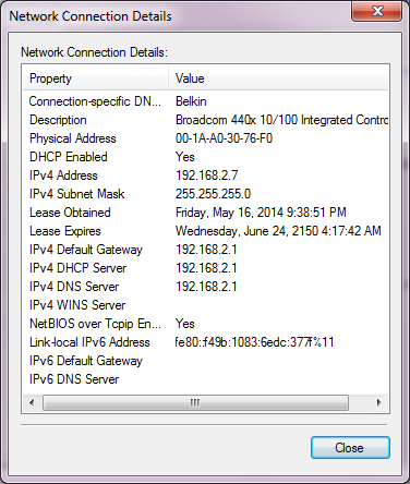 How do I create a Wired Home Network ?-nomani-bedroom_networkconnectiondetails.png
