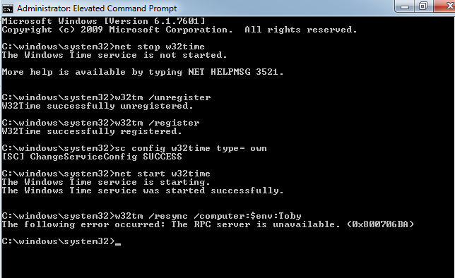 w32tm error; The RPC server is unavailable. (0x800706BA)-screenshot.png