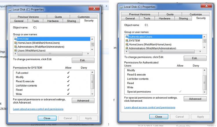 Help to create a regular LAN to share drives/folders - not Home-local-disk-properties-perms.jpg