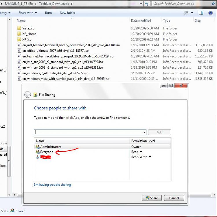 Win 7 - XP issues-shared_with.jpg