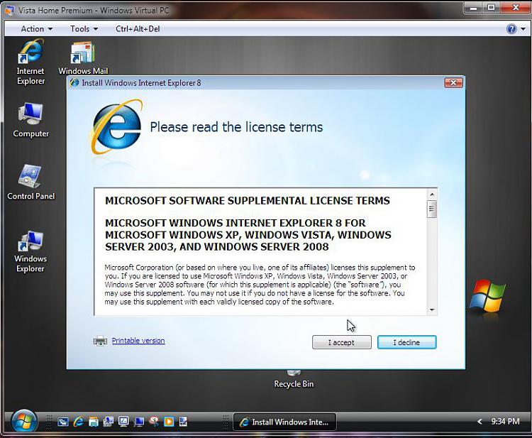 Run Windows in your browser-vista-ie-8-install-vpc2-license.jpg