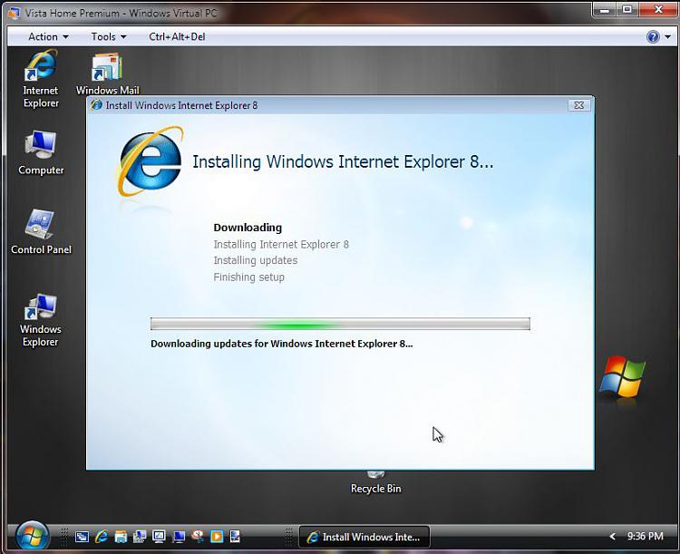 Run Windows in your browser-vista-ie-8-install-vpc4-download-updates.jpg