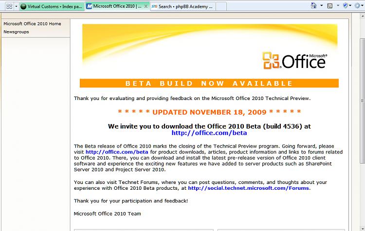 Office 2010 Beta Public Download Site URL is Live-office2010.jpg