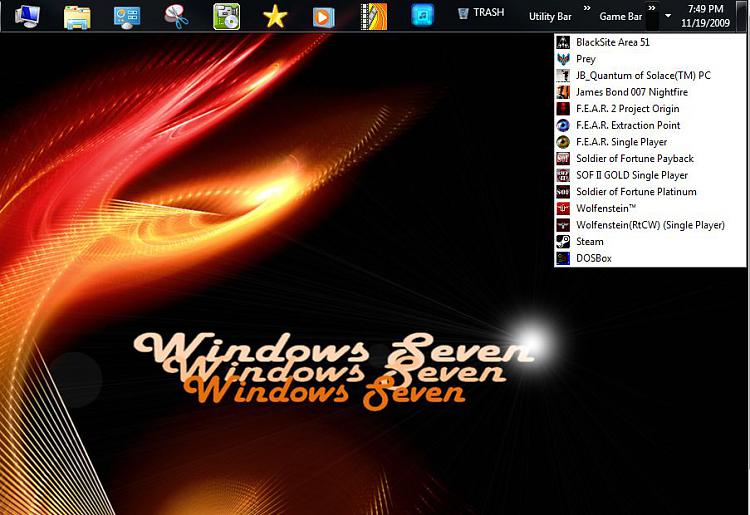 Windows 7's first 100 days: So how were yours?-games-w7-toolbar.jpg