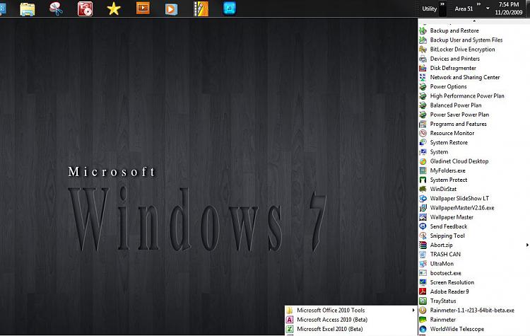 Windows 7's first 100 days: So how were yours?-toolbar-w7-rc64.jpg