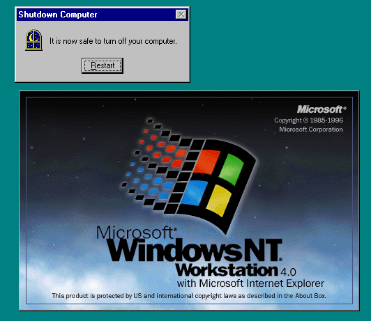 Microsoft's Windows NT 4.0 launched 20 years ago this week-4.0splash.png